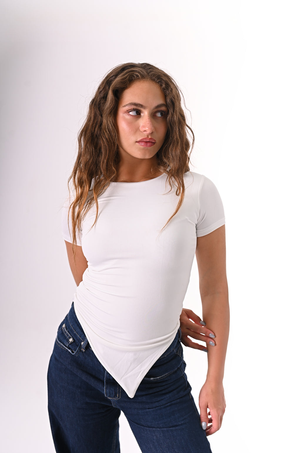 V Basic Top Short Sleeve
