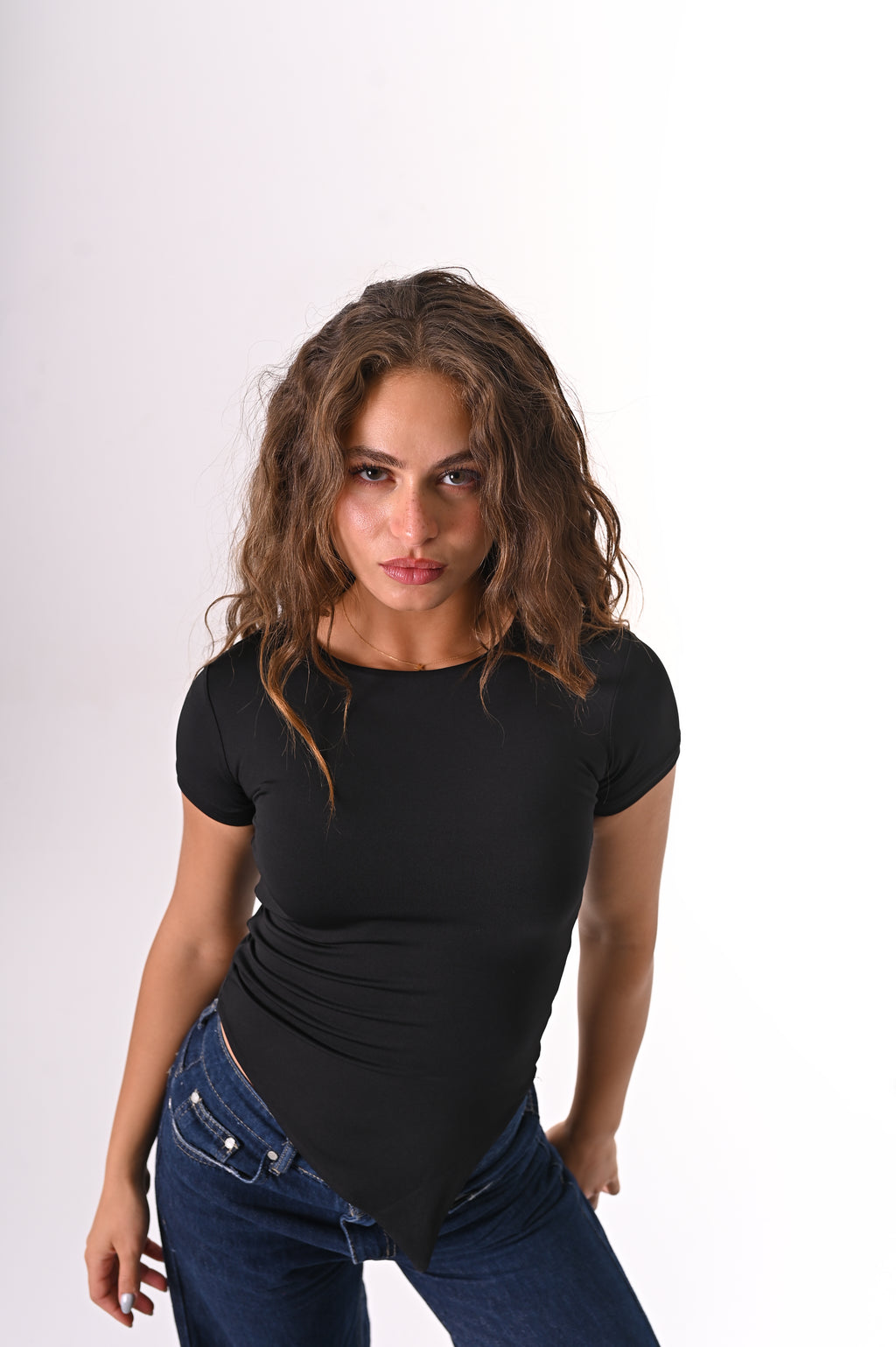 V Basic Top Short Sleeve