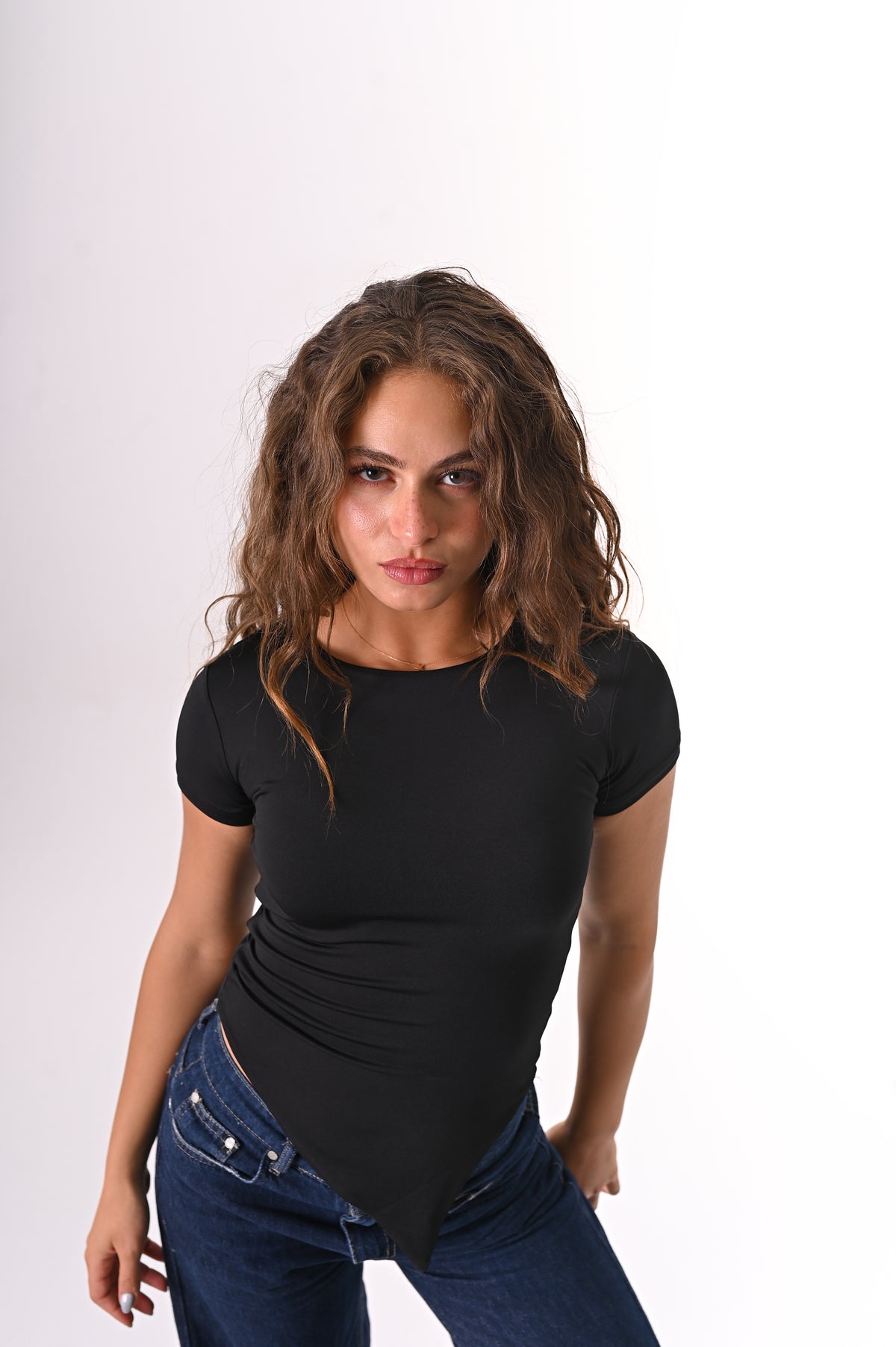 V Basic Top Short Sleeve