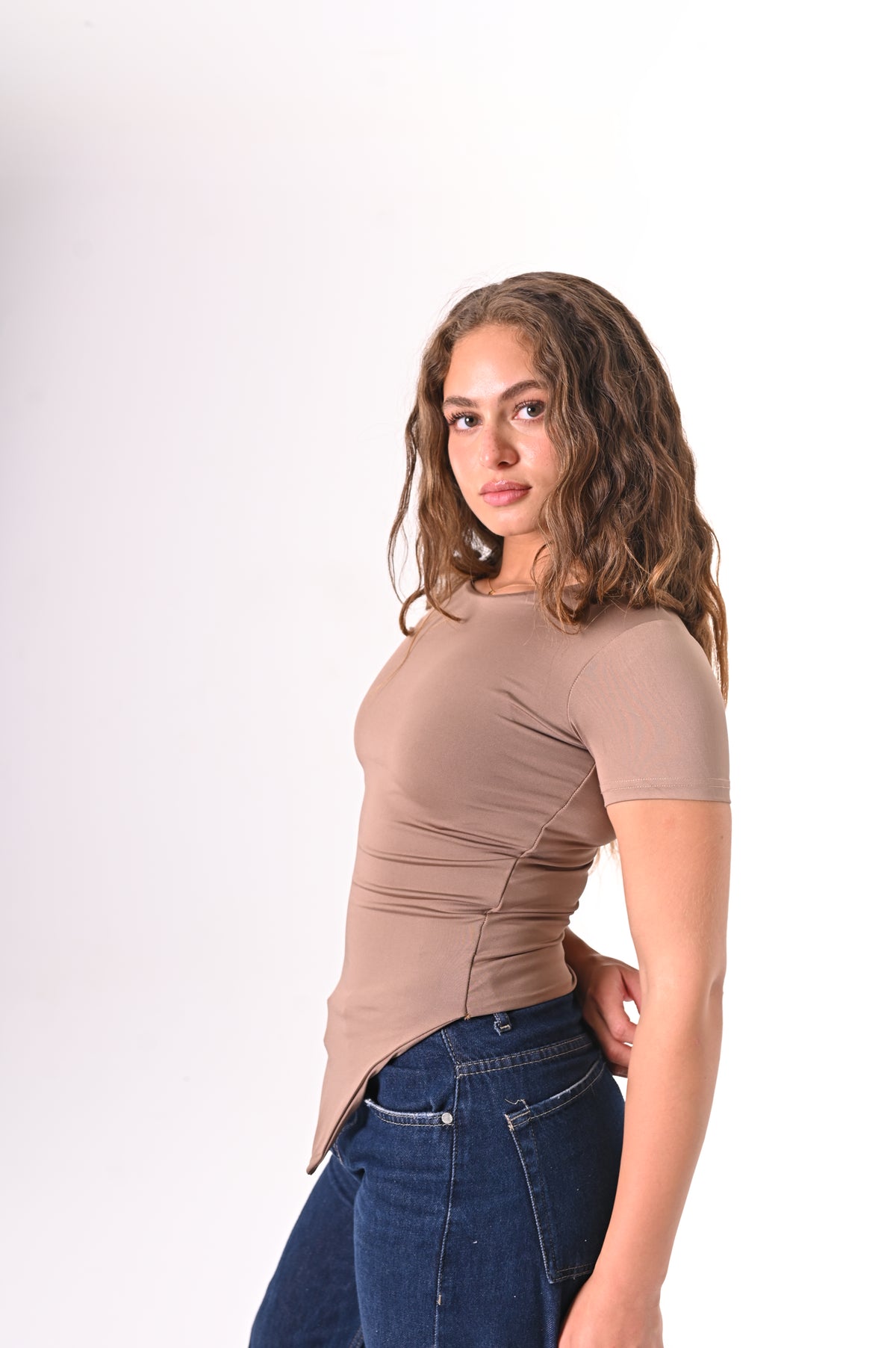 V Basic Top Short Sleeve