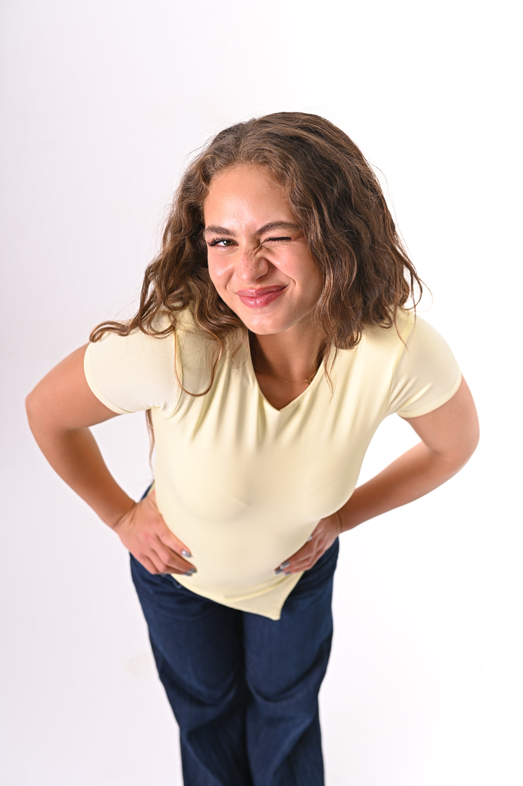 V Basic Top Short Sleeve