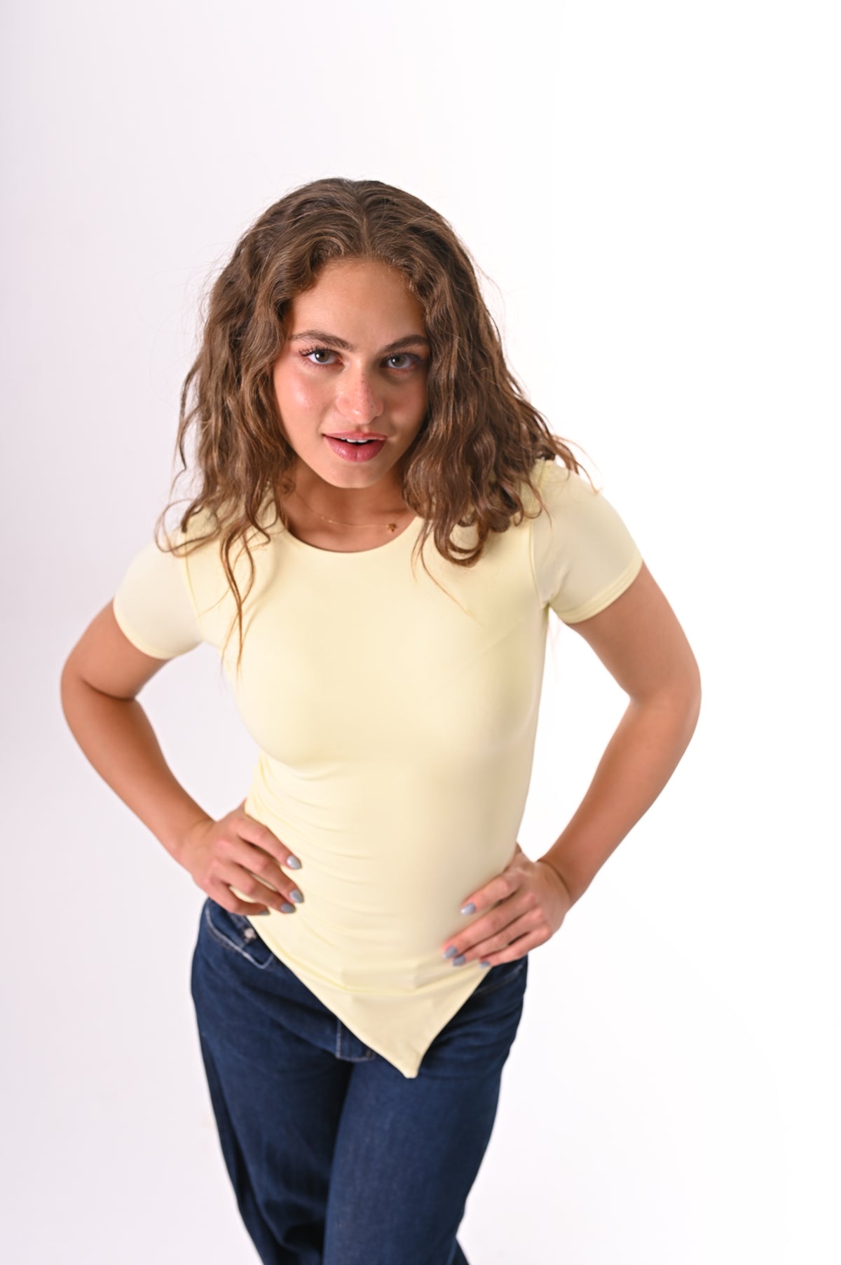 V Basic Top Short Sleeve